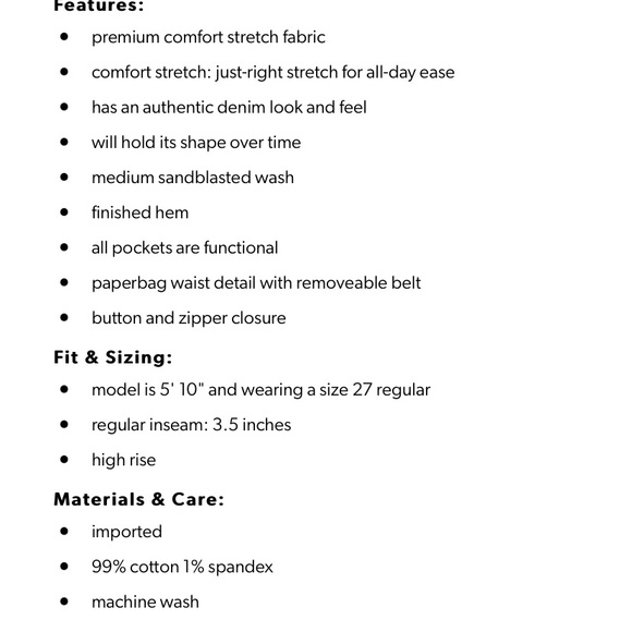 KanCan 90s high rise paper bag shorts 31 - Picture 6 of 10